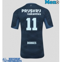 Feyenoord Goncalo Borges #11 Replica Away Shirt 2025-26 Short Sleeve